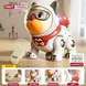 Интерактивная Собака робот Smart Dog French Bulldog с пультом ДУ White