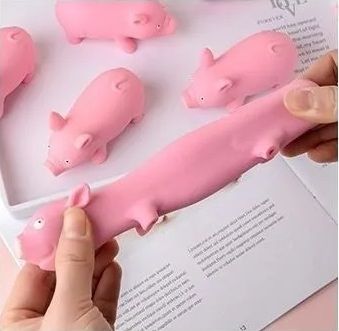 Іграшка антистрес Сквіш Свинка Рожева Piggy